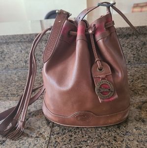 LONGCHAMP Au Sultan Drawstring Bag Cognac